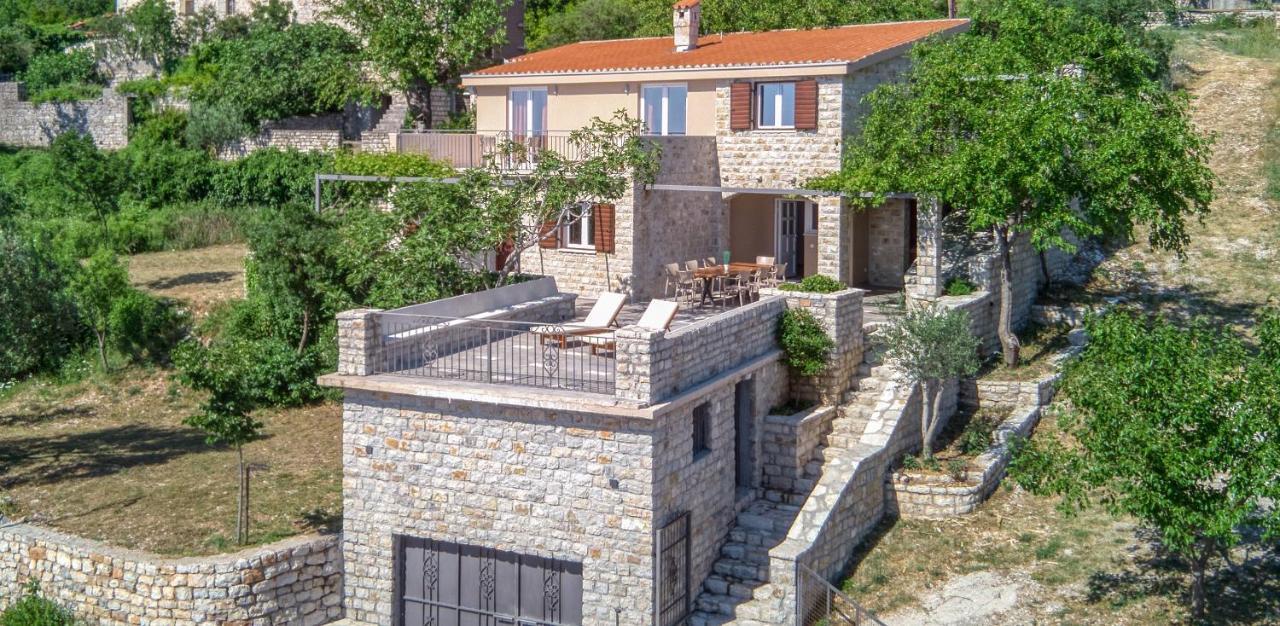 Old Stone Villa Vrba Ilha Sveti Stefan Exterior foto